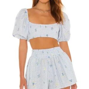 MAJORELLE Key West SET Top AND Bottom in Polly Gingham